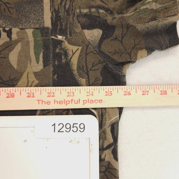 Two Can Casual V Neck Short Sleeve T-Shirt Adult Mens Size Extra Large XL Camo - Picture 6 of 9